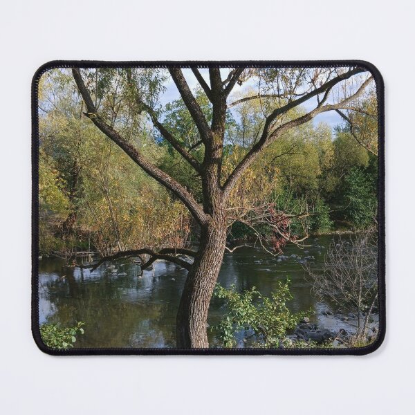 Item preview, Golden Autumn Tree by the River Shore designed and sold by Nature Moments.