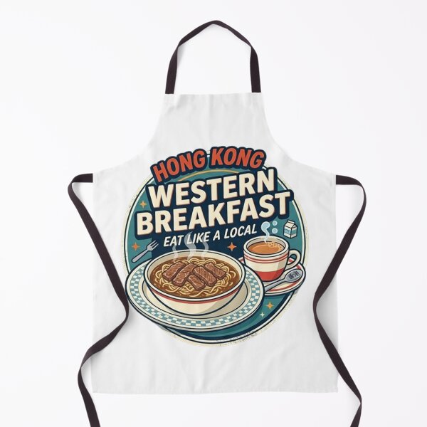 Item preview, Hong Kong Western Breakfast Satay Beef Noodles - Cha Chaan Teng Food Badge designed and sold by PetalsPaws.