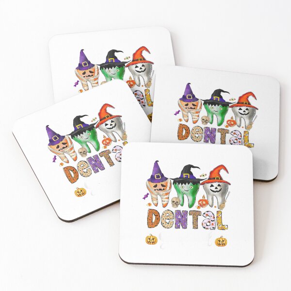 Item preview, Dental Squad Spooky Teeth Dentist Trick Or Teeth Halloween T-Shirt designed and sold by Atros.
