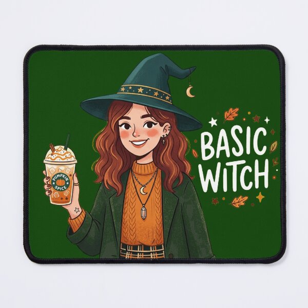 Item preview, Basic Witch - Cute Modern Witch Pumpkin Spice Latte designed and sold by AOG-DESIGNS.