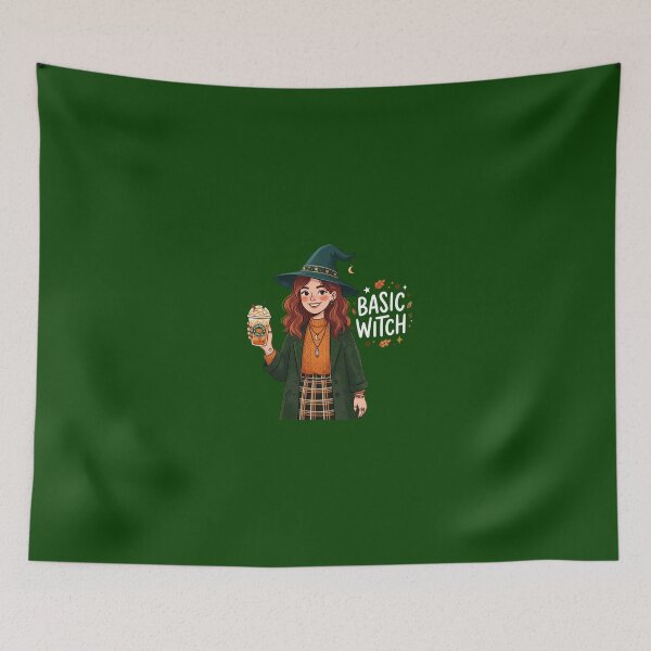 Item preview, Basic Witch - Cute Modern Witch Pumpkin Spice Latte designed and sold by AOG-DESIGNS.