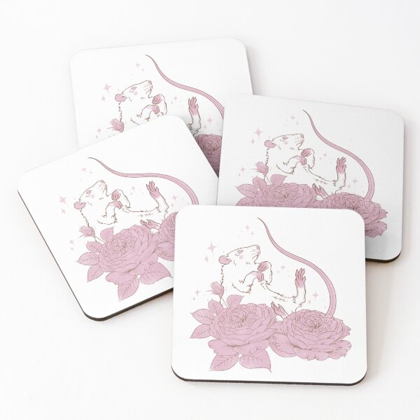 Item preview, Rat with flowers designed and sold by ILoveBatsArt.