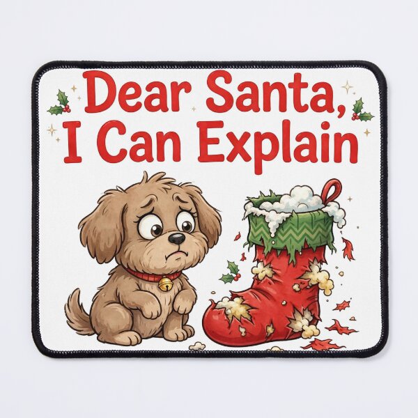 Item preview, Dear Santa I Can Explain Funny Dog designed and sold by Dlvznbm.