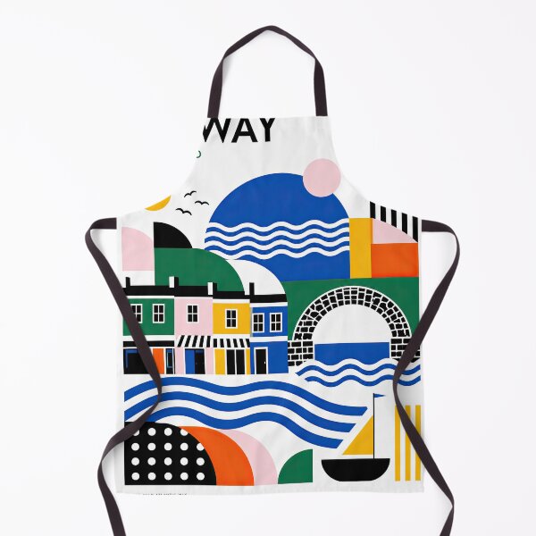 Item preview, Colorful abstract travel poster illustrating Galway, Ireland wit designed and sold by ckybe.