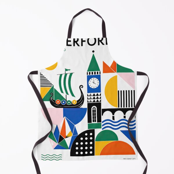 Item preview, Waterford Ireland graphic poster featuring colorful geometric la designed and sold by ckybe.