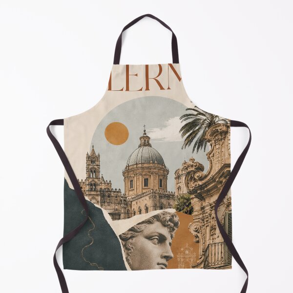 Item preview, Palermo Italy travel collage featuring historic cathedral archit designed and sold by ckybe.