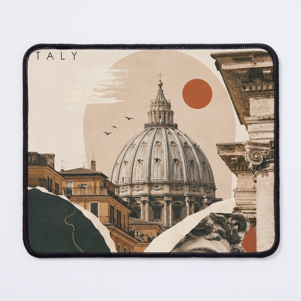 Item preview, Vintage-style Rome travel collage featuring the word Rome, designed and sold by ckybe.