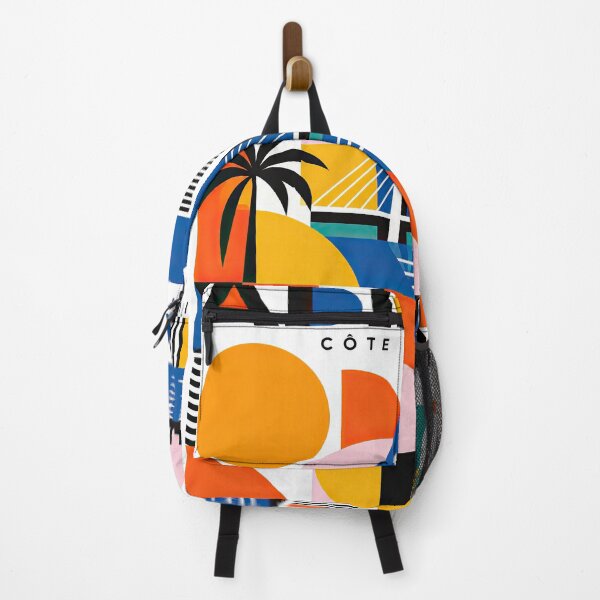 Item preview, Colorful geometric poster illustrating Abidjan, Cte dIvoire, w designed and sold by ckybe.
