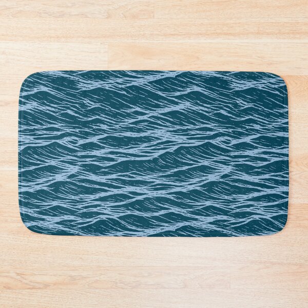 Item preview, Blue Ocean Waves Pattern designed and sold by sifis.