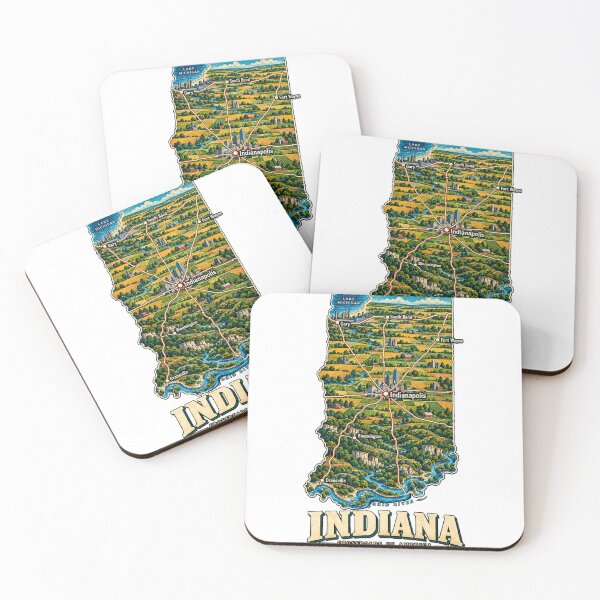 Item preview, Vintage Indiana Travel Souvenir Landmark Gift designed and sold by MichaeIRellov.