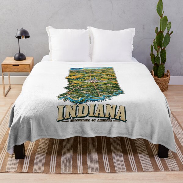 Item preview, Vintage Indiana Travel Souvenir Landmark Gift designed and sold by MichaeIRellov.