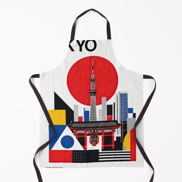 Item preview, Tokyo travel poster featuring Tokyo Skytree, Senso-ji temple, designed and sold by ckybe.