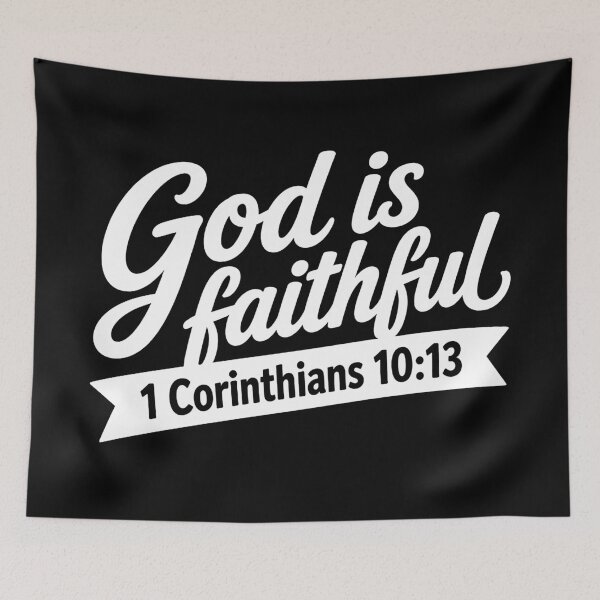 Item preview, 1 Corinthians 10:13 God is Faithful designed and sold by plushism.