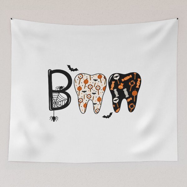 Item preview, Boo Dental, Spooky Dental, Boo Halloween Tooth,  designed and sold by DoodleUrban.