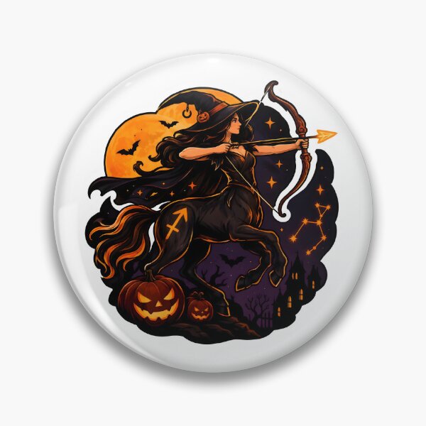 Item preview, Sagittarius Halloween Centaur Archer Night designed and sold by Zodiac Celestial Art.
