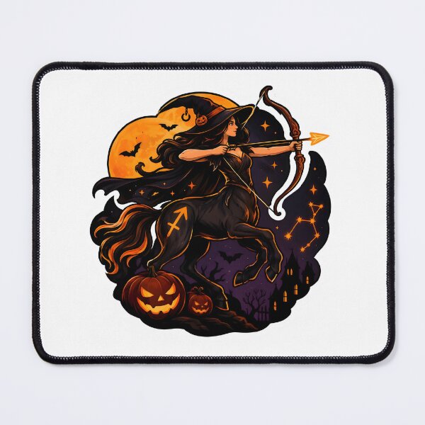Item preview, Sagittarius Halloween Centaur Archer Night designed and sold by Zodiac Celestial Art.
