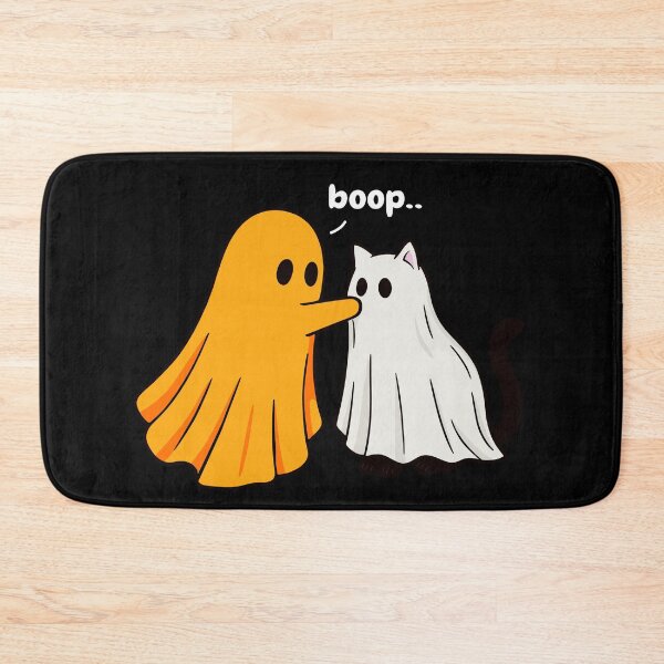 Item preview, Funny Halloween Ghost Boops Cat designed and sold by ekimicco.
