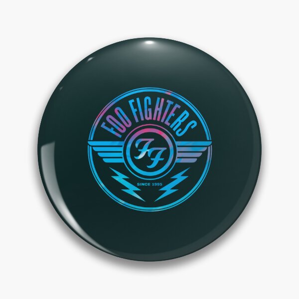 Item preview, Neon Blue Rock Band Crest designed and sold by fineby35.