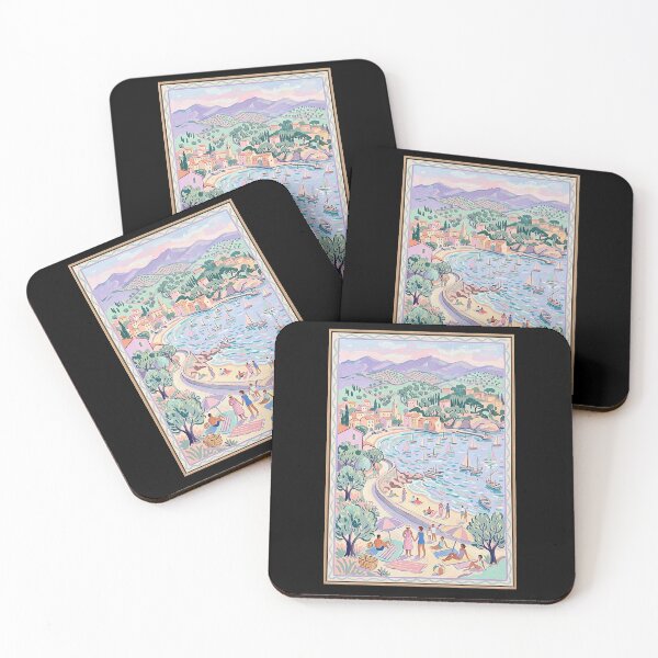 Item preview, Pastel Coastal Beach Illustration designed and sold by ArtworkNorth.