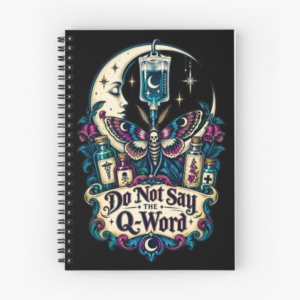 Item preview, Do Not Say The Q Word Night Shift Nurse Gothic Art designed and sold by KAYJAY DESIGNS.