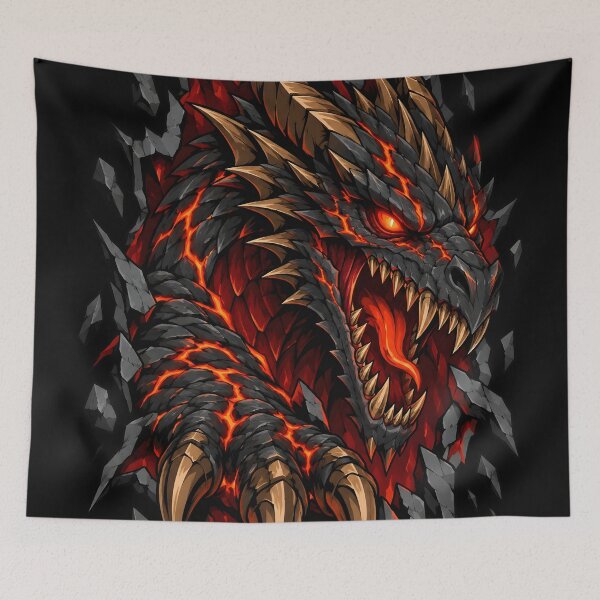 Item preview, Lava Dragon designed and sold by DrawingAndText.