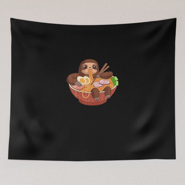 Item preview, Kawaii-Cute-Anime-Sloth-Japanese-Ramen-Noodles designed and sold by rollfteatorz.