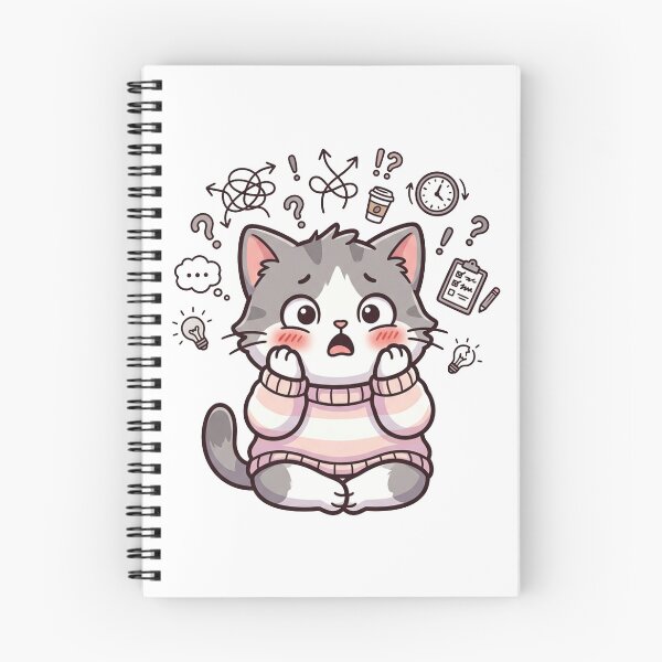 Item preview, Overthinking Cat – Overthinking Again designed and sold by Mbk Studios.
