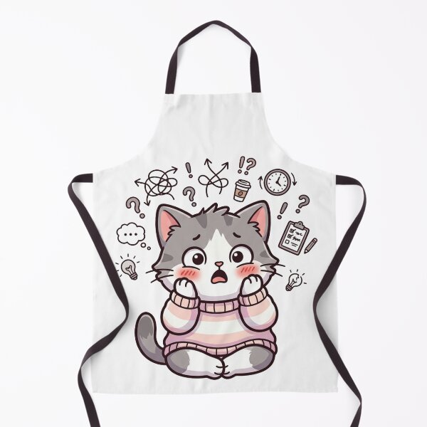 Item preview, Overthinking Cat – Overthinking Again designed and sold by Mbk Studios.