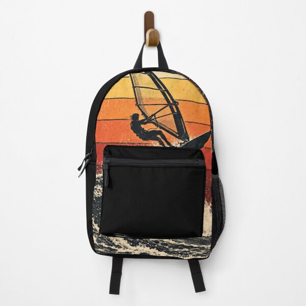 Item preview, Windsurfing Retro Sunset Silhouette designed and sold by thestiles.