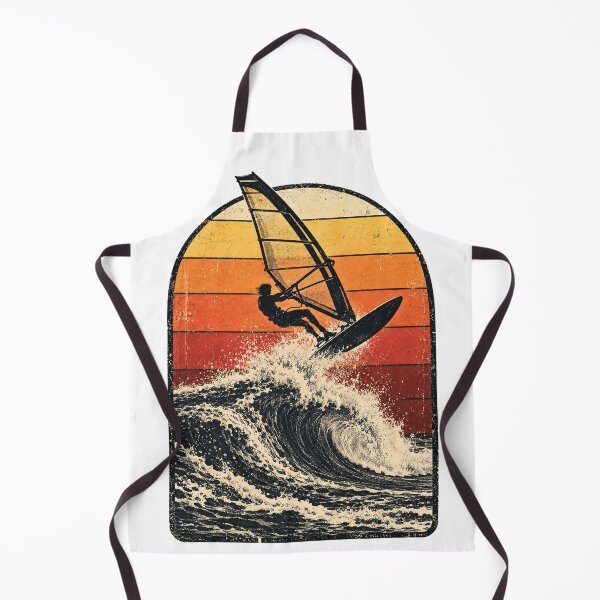 Item preview, Windsurfing Retro Sunset Silhouette designed and sold by thestiles.