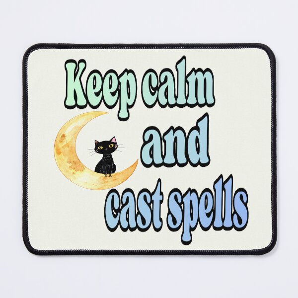 Item preview, Keep calm and cast spells, magic in traffic designed and sold by LiskoDesign.