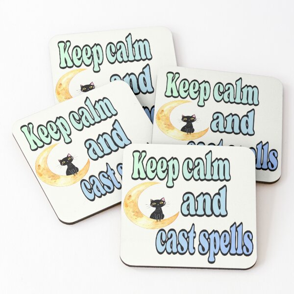 Item preview, Keep calm and cast spells, magic in traffic designed and sold by LiskoDesign.