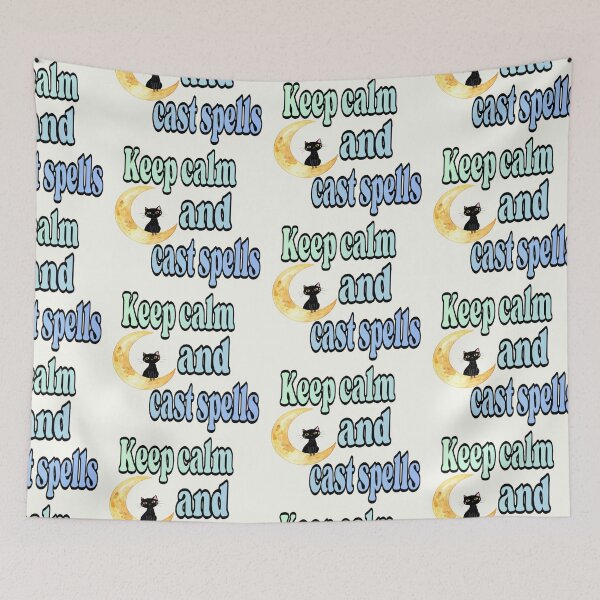 Item preview, Keep calm and cast spells, magic in traffic designed and sold by LiskoDesign.