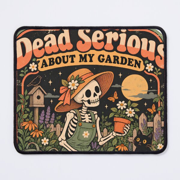 Item preview, Dead Serious About My Garden designed and sold by MysticCanvasAi.
