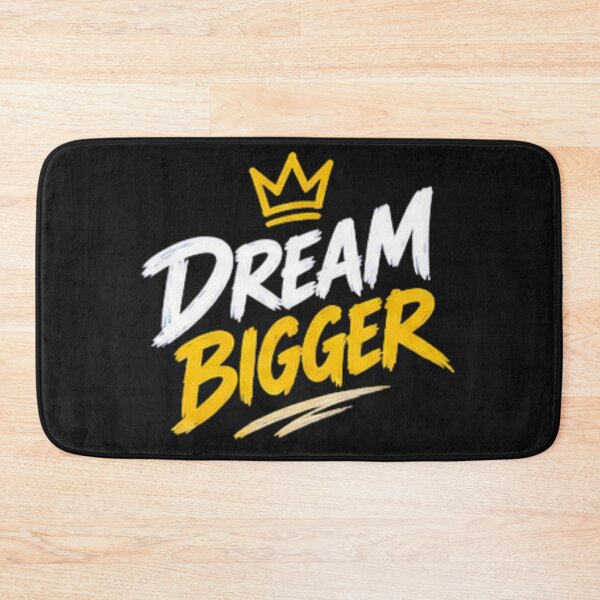 Item preview, Dream Bigger Inspirational Motivational Quote Typography Design designed and sold by Tipsy24.
