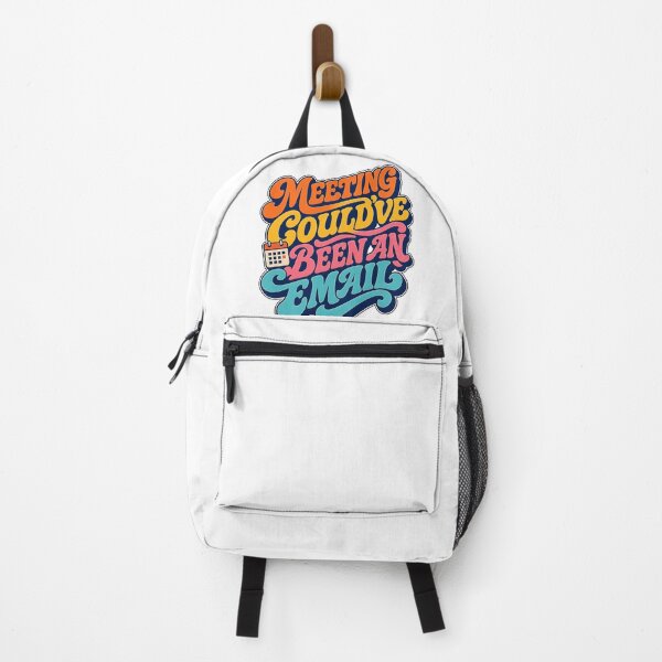 Item preview, Meeting Could've Been an Email | Funny Office Humor Retro Typography designed and sold by Per My Last Nerve Studio.