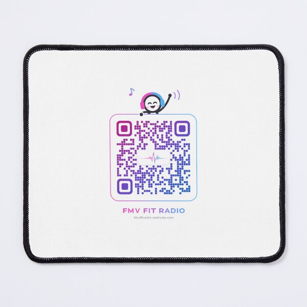 Item preview, FMV Fit Radio QR Code - Cute Headphone Boy Music Radio designed and sold by FMV FIT Radio Store.