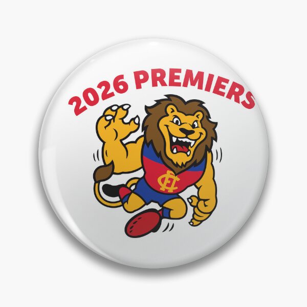 Artikelvorschau, 2026 Premiers Retro Brisbane Lions AFL entworfen und verkauft von chimney001.
