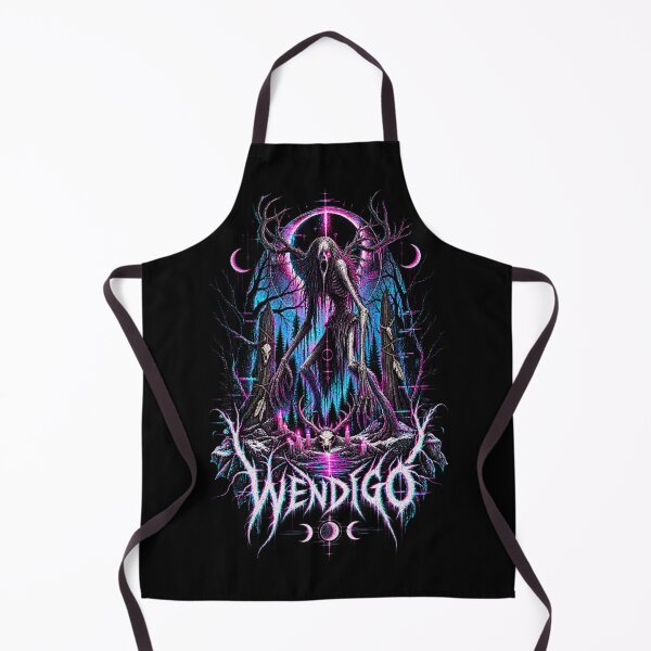 Item preview, Wendigo – Neon Glitch Folk Horror designed and sold by JupiterGlitchEmpire.