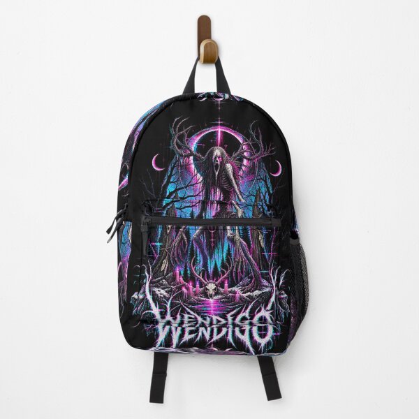 Item preview, Wendigo – Neon Glitch Folk Horror designed and sold by JupiterGlitchEmpire.