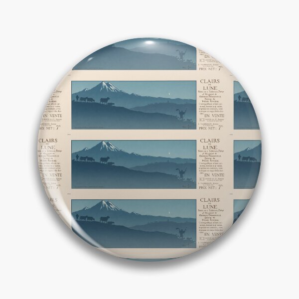 Item preview, Clairs De Lune Moonlit Alps Henri Riviere designed and sold by artofuniverse.
