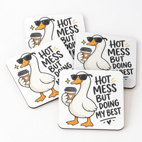 Item preview, Hot Mess But Doing My Best Goose designed and sold by Animalibra1.