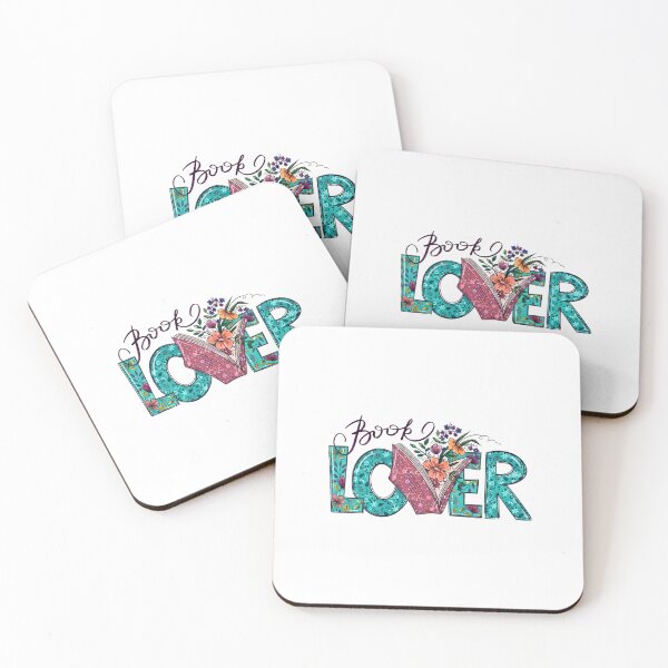 Item preview, Book Lover - Floral Typography  designed and sold by Steele-Art.
