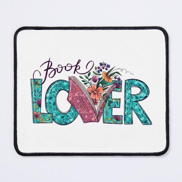 Item preview, Book Lover - Floral Typography designed and sold by Steele-Art.