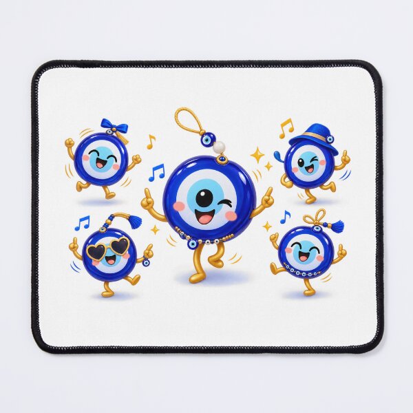Item preview, Dancing Evil Eye Squad – Kawaii Nazar designed and sold by RetroRayz.