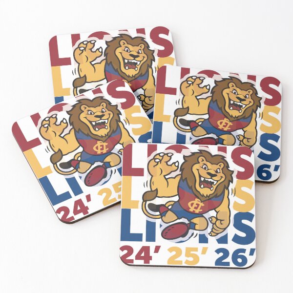 Item preview, 2026 Premiers Retro Brisbane Lions AFL THREE PEAT designed and sold by chimney001.