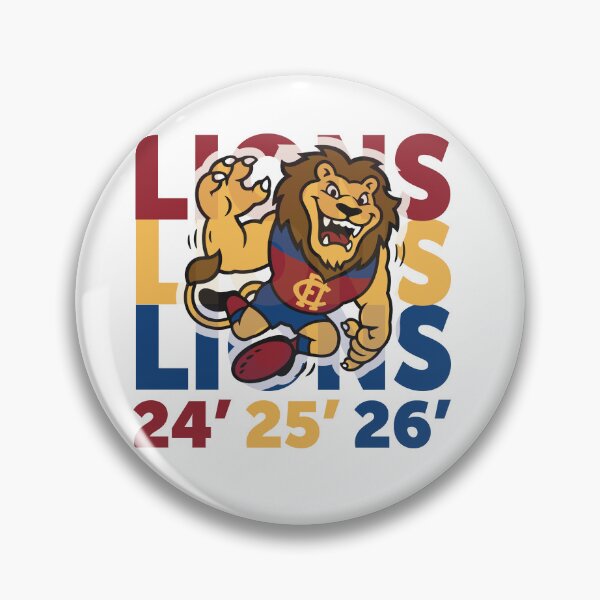 Item preview, 2026 Premiers Retro Brisbane Lions AFL THREE PEAT designed and sold by chimney001.
