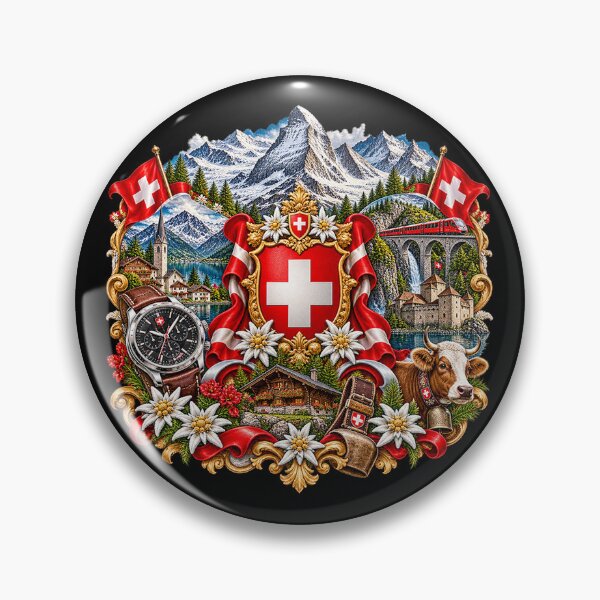 Item preview, Swiss Alpine Heritage – Swiss Emblem designed and sold by TroviTutto.