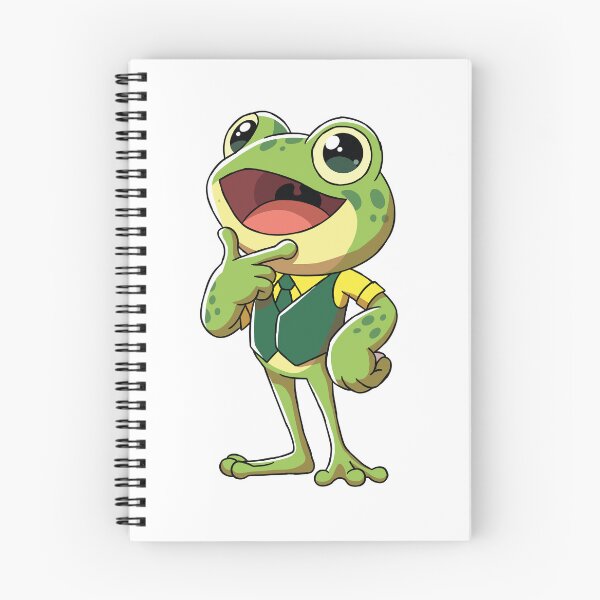 Item preview, Thinking Frog In A Suit Cartoon  designed and sold by Rupesh-Art26.