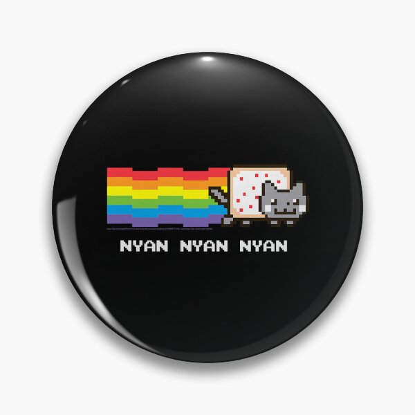 Item preview, Nyan Cat Rainbow Meme Pixel Art Internet Memes designed and sold by nryum.